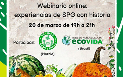 Webinario 20 Marzo: Experiencias de SPG con historia